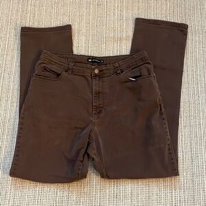 LEE Relaxed Fit Brown Baggy Jeans